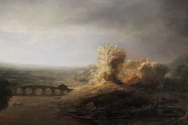 Berlin Landscape with a Long Arched Bridge